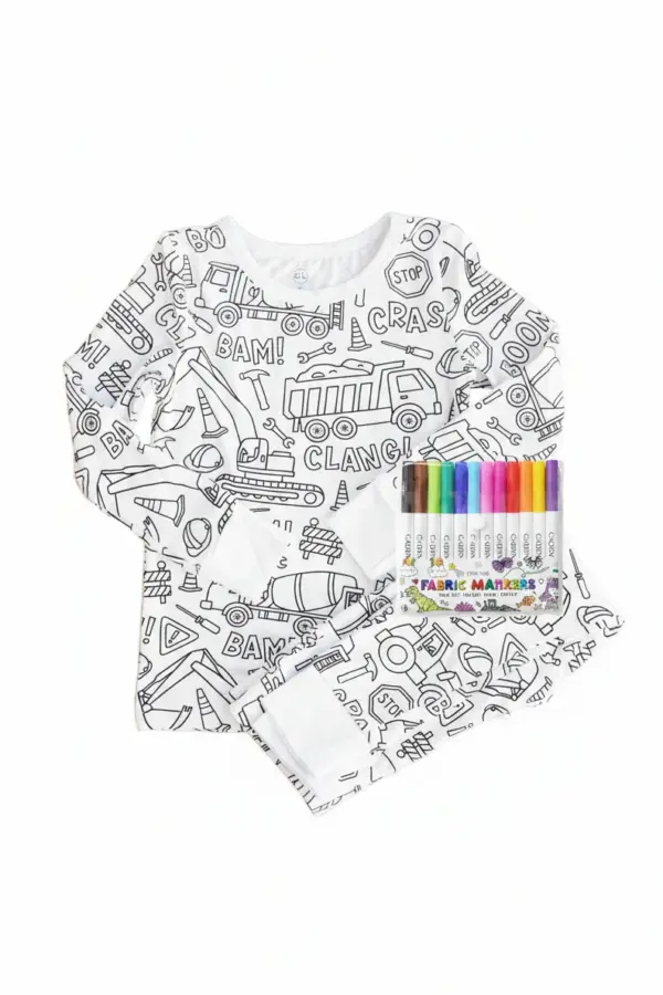 Colorable Kids Pajamas